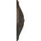 Ekena Millwork Brontes Ceiling Medallion (Fits Canopies up to 3 5/8"), 25 1/2"OD x 5 1/2"P, Bronze Blue Patina CM25BRBBS - alternate 3